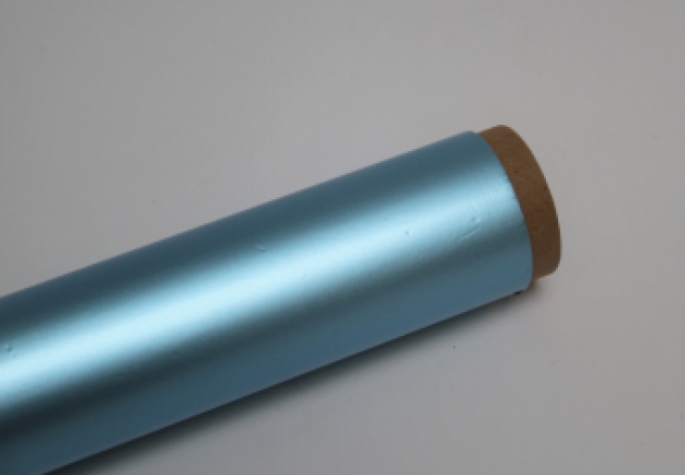Staniol mat licht blauw