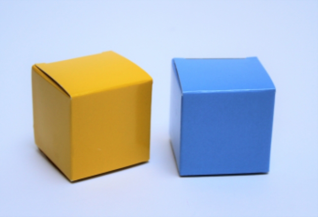 Kubusdoosje blauw