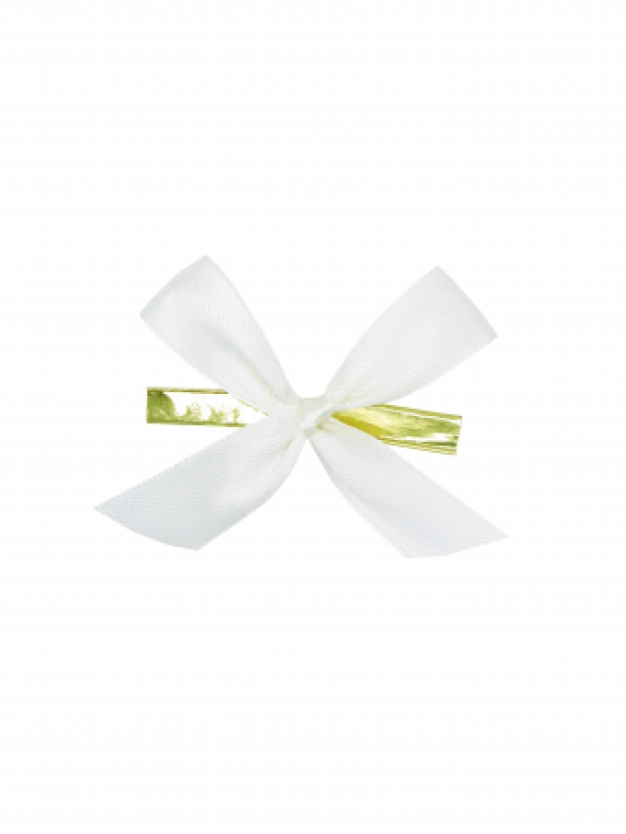 Strikje op clip - off white 