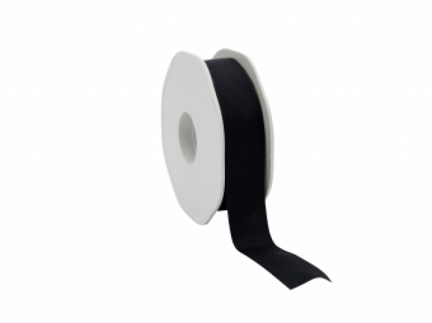 Lint met draad zwart