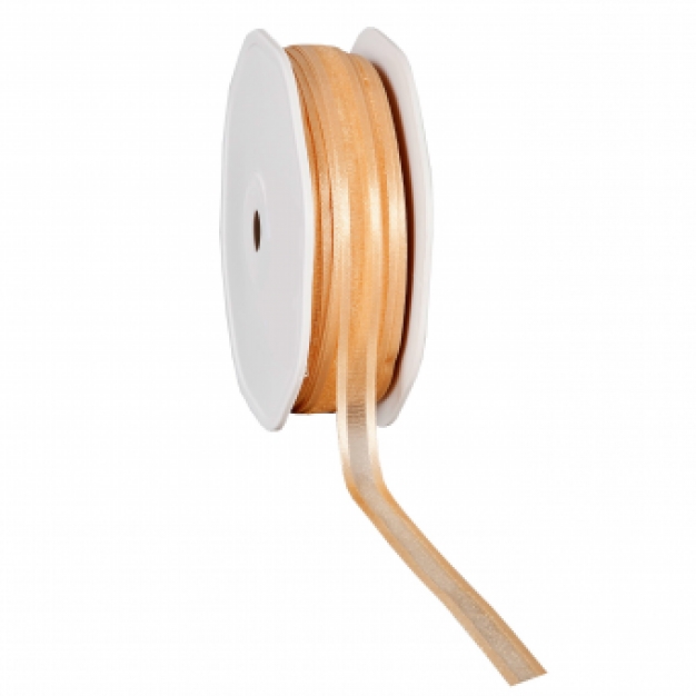 .Organza champagne 10 mm.