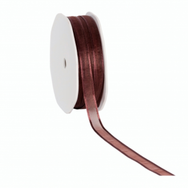 Organza bruin  