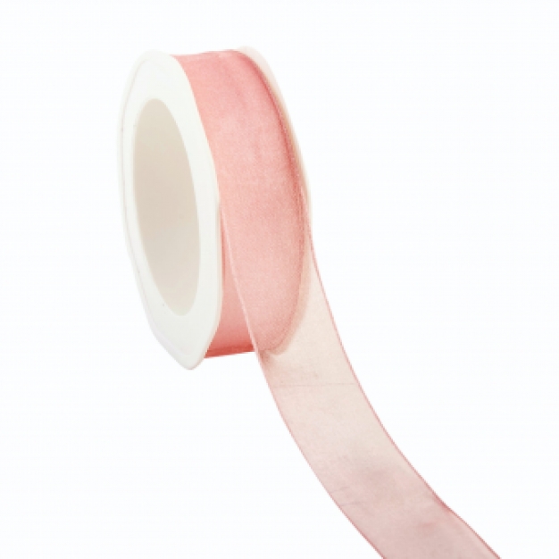 Organza Wired roze