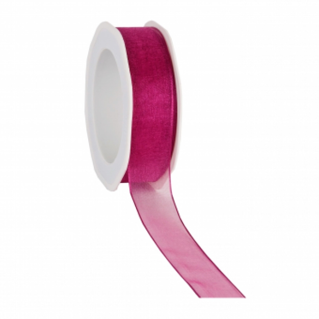 Organza Wired cerise