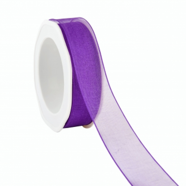 Organza Wired paars