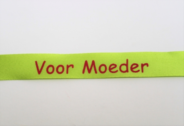 .Lint voor Moeder lime/fuchsia 