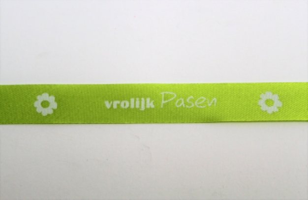 .Lint Pasen groen/wit